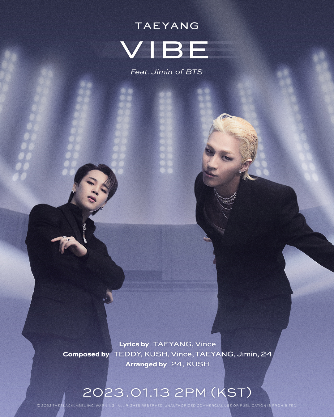 BIGBANG TAEYANG × BTS ジミンがコラボシングル「VIBE (feat. Jimin of BTS)」リリース