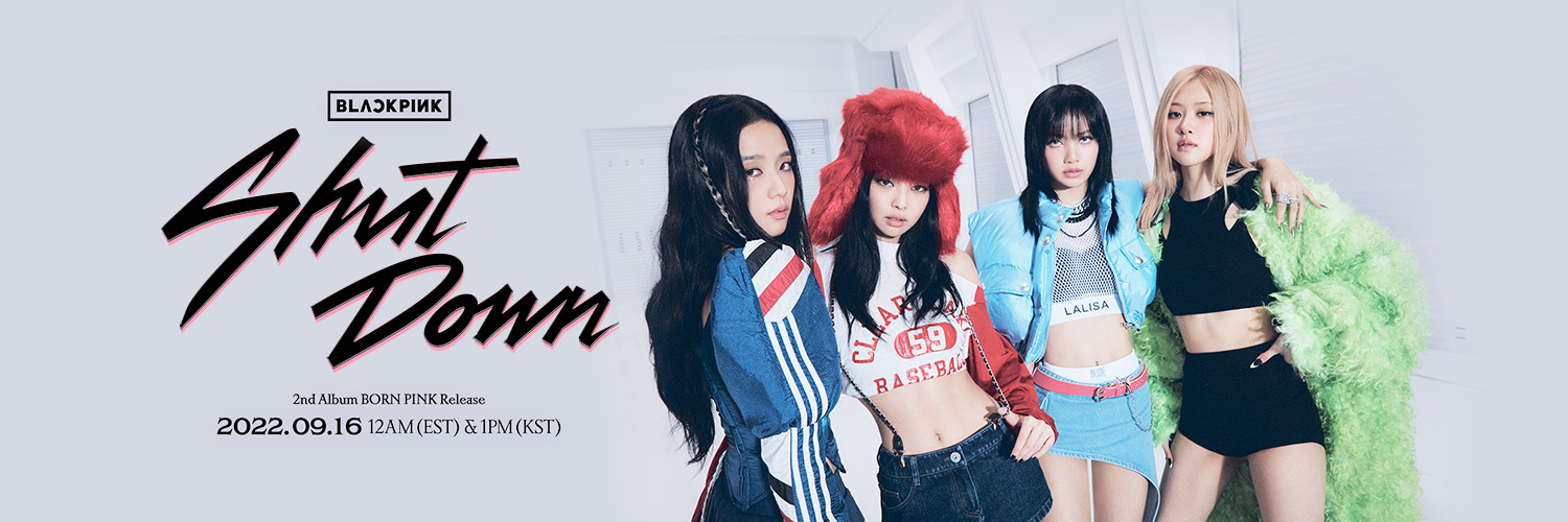 BLACKPINK 2ndフルアルバム「BORN PINK」をリリース。タイトル曲「Shut